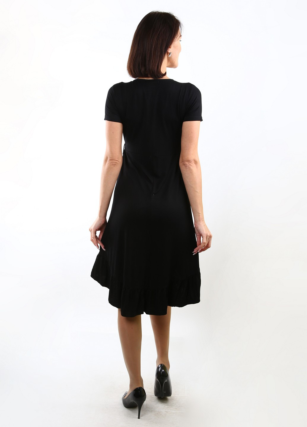Черное кэжуал платье Mtp однотонное