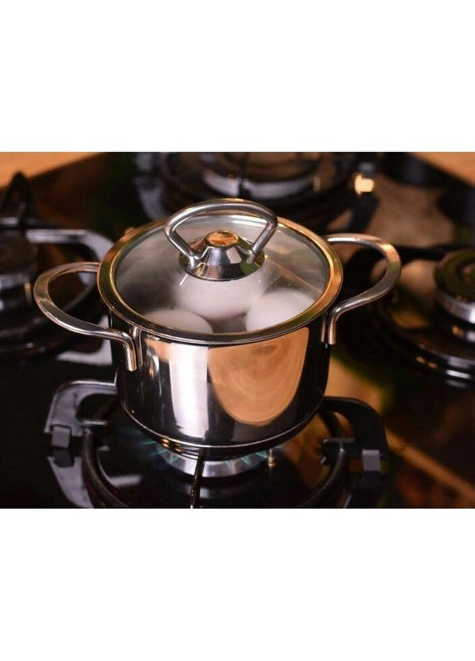 Каструля зі скляною кришкою Cylinder 2008-14 1.1 л 14 см OMS (270112442)