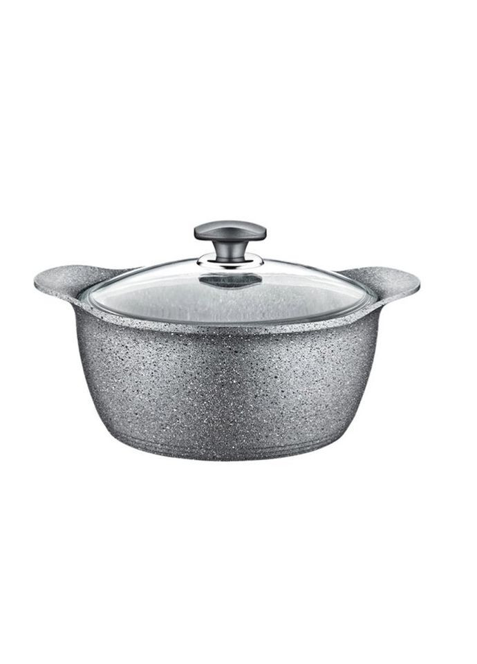 Каструля зі скляною кришкою 3120-24-grey 24 см 4.5 л OMS (270111619)