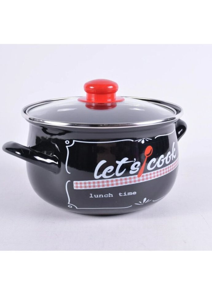 Каструля емальована Lets Cook GT-T-120-LCB 20 см 4 л Gusto (270111986)