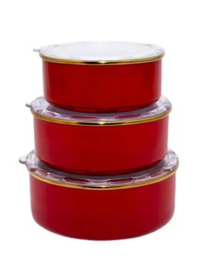 Набор контейнеров пищевых 10200-Red 6 предметов красный OMS (270112456)