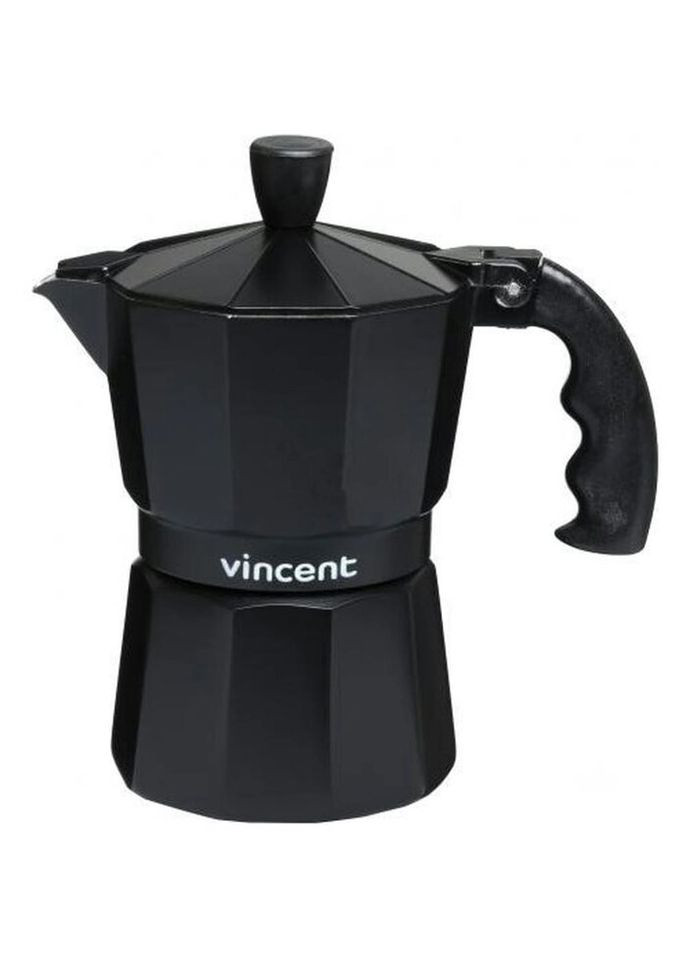 Гейзерна алюмінієва кавоварка на 6 чашок VC-1366-600 300 мл Vincent (270112418)