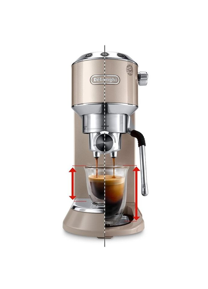 Кофеварка Dedica Arte EC-885-BG 15 бар бежевая Delonghi (270112237)