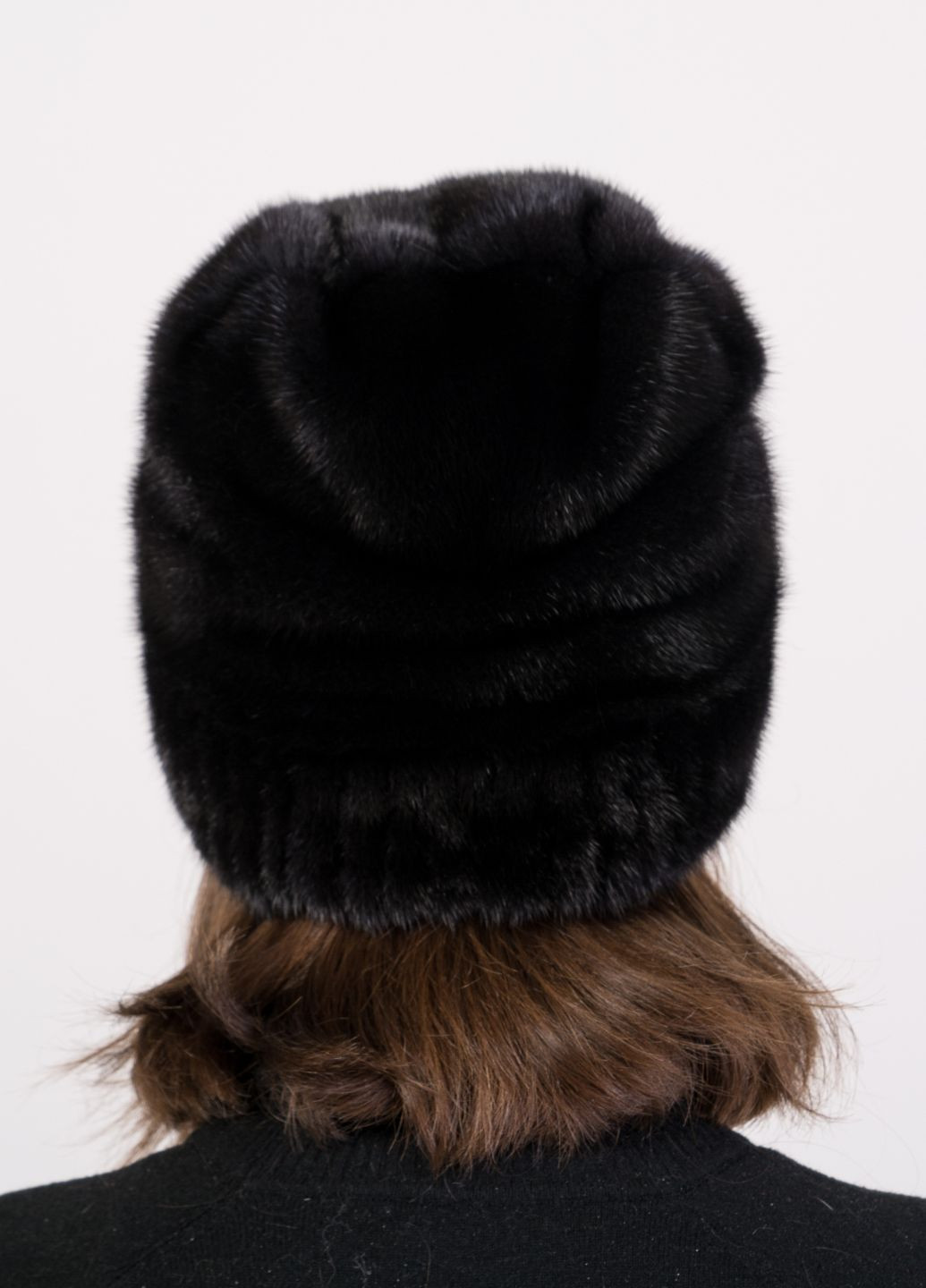 Женская зимняя теплая норковая шапка Меховой Стиль рукавичка (270365806)