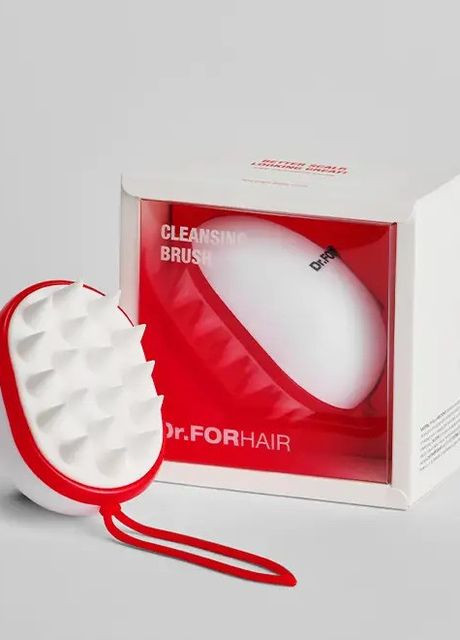 Силіконова масажна щітка для миття голови Cleansing Scalp Brush Dr.Forhair (270207135)