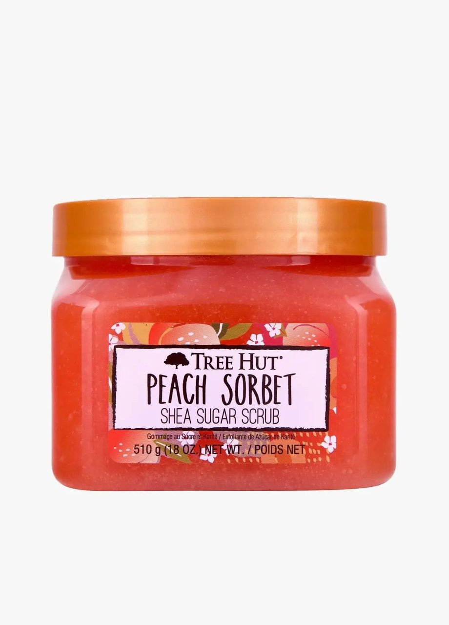 Скраб для тела Peach Sorbet Sugar Scrub 510g Tree Hut (270207108)