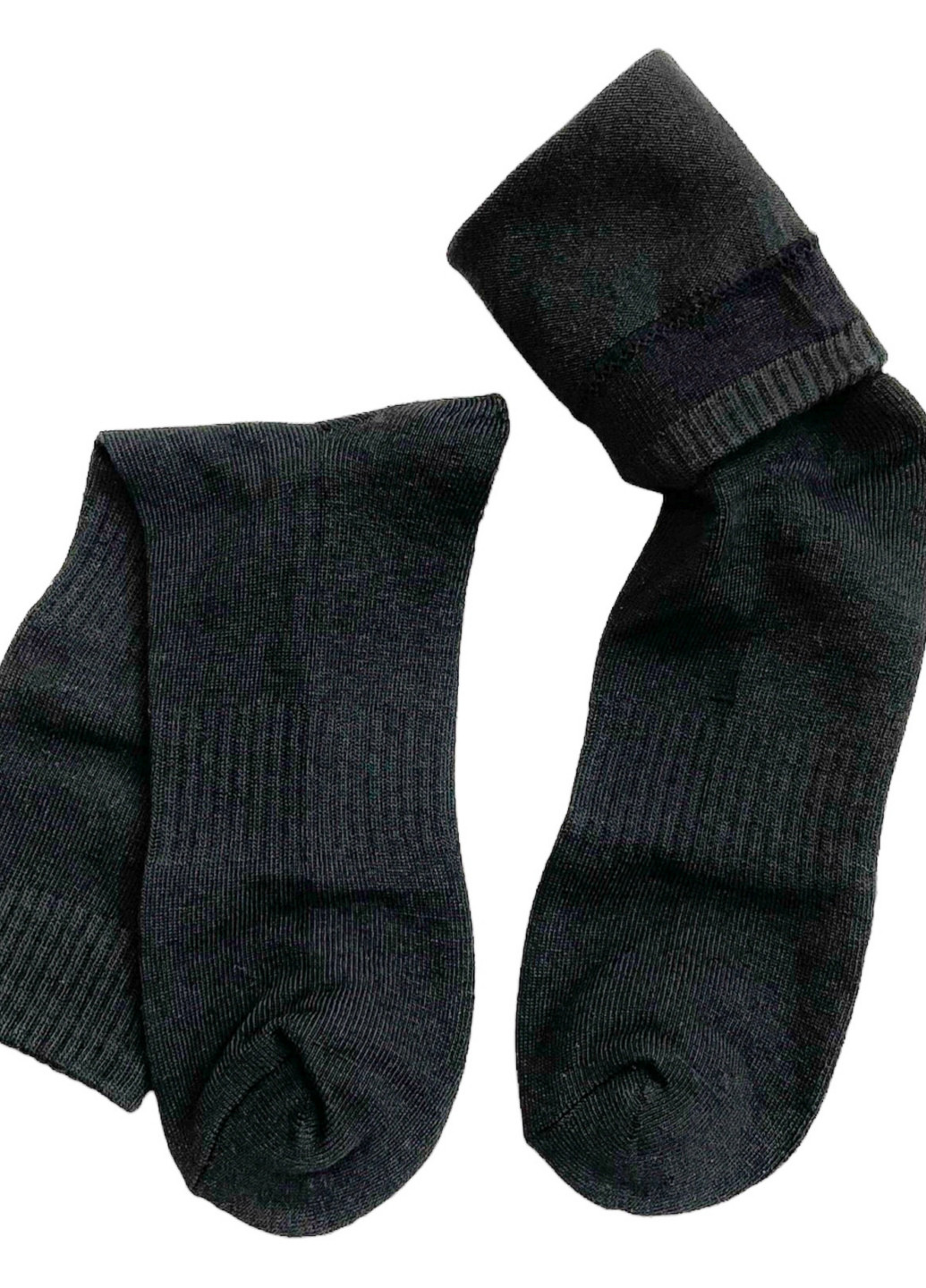 Чорні шкарпетки трекінгові компресійні crazying cotton 43-46 чорний однотонні (270363761)