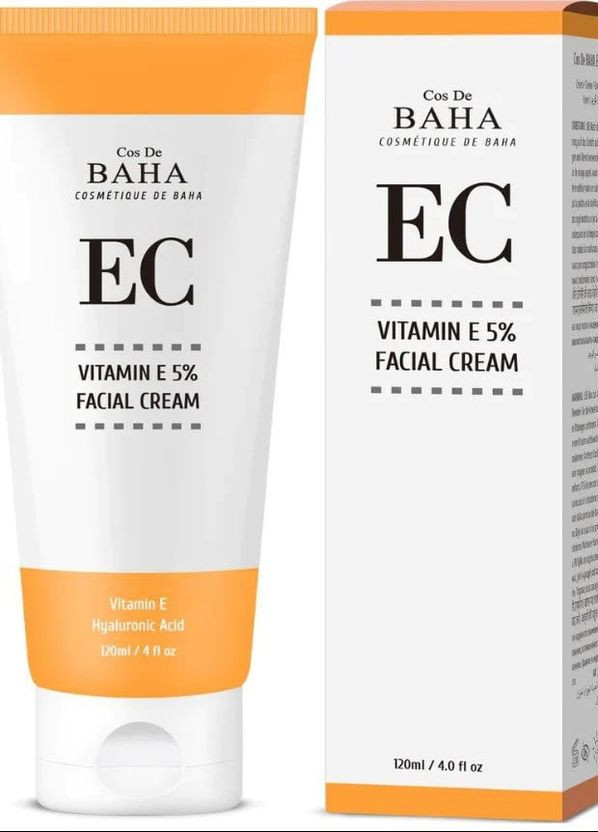 Крем для обличчя з вітаміном Е Vitamin E 5% Facial Cream 120 ml Cos De Baha (270207100)