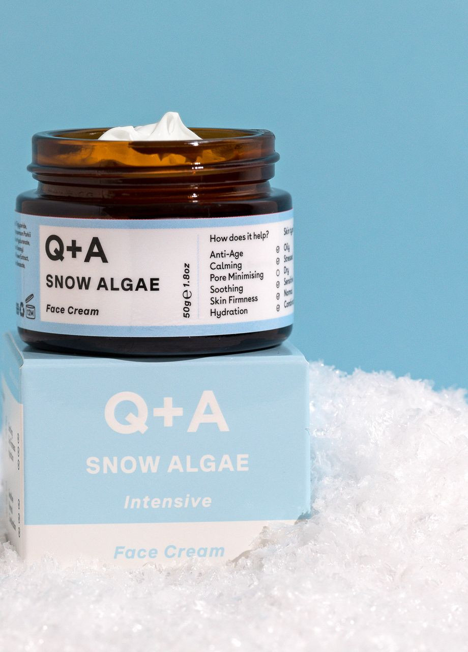Крем для лица со снежной водорослью Snow Algae Intensive Face Cream 50g Q+A (270207093)