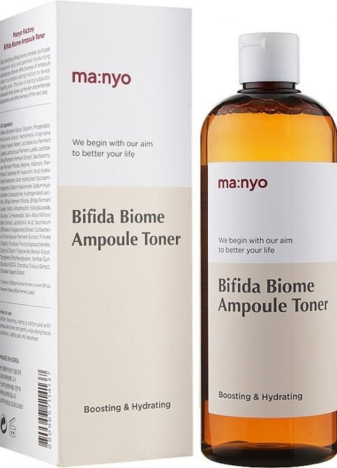 Тонер для захисту і відновлення біома шкіри Manyo Bifida Biome Ampoule Toner 400 ml Manyo Factory (270368795)