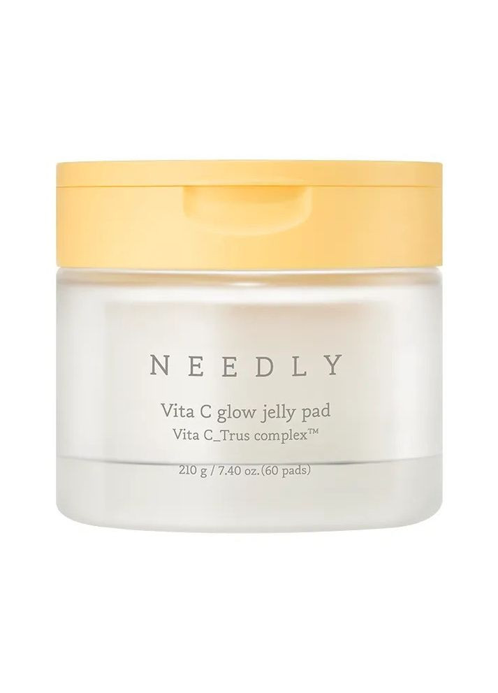 Зволожувальні тонер-педи для сяйва шкіри Vita C Glow Jelly Pad 60шт Needly (270368854)