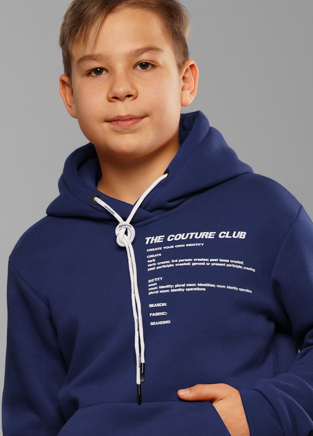 Индиго зимний зимний спортивный костюм на флисе брючный Tiaren Leo