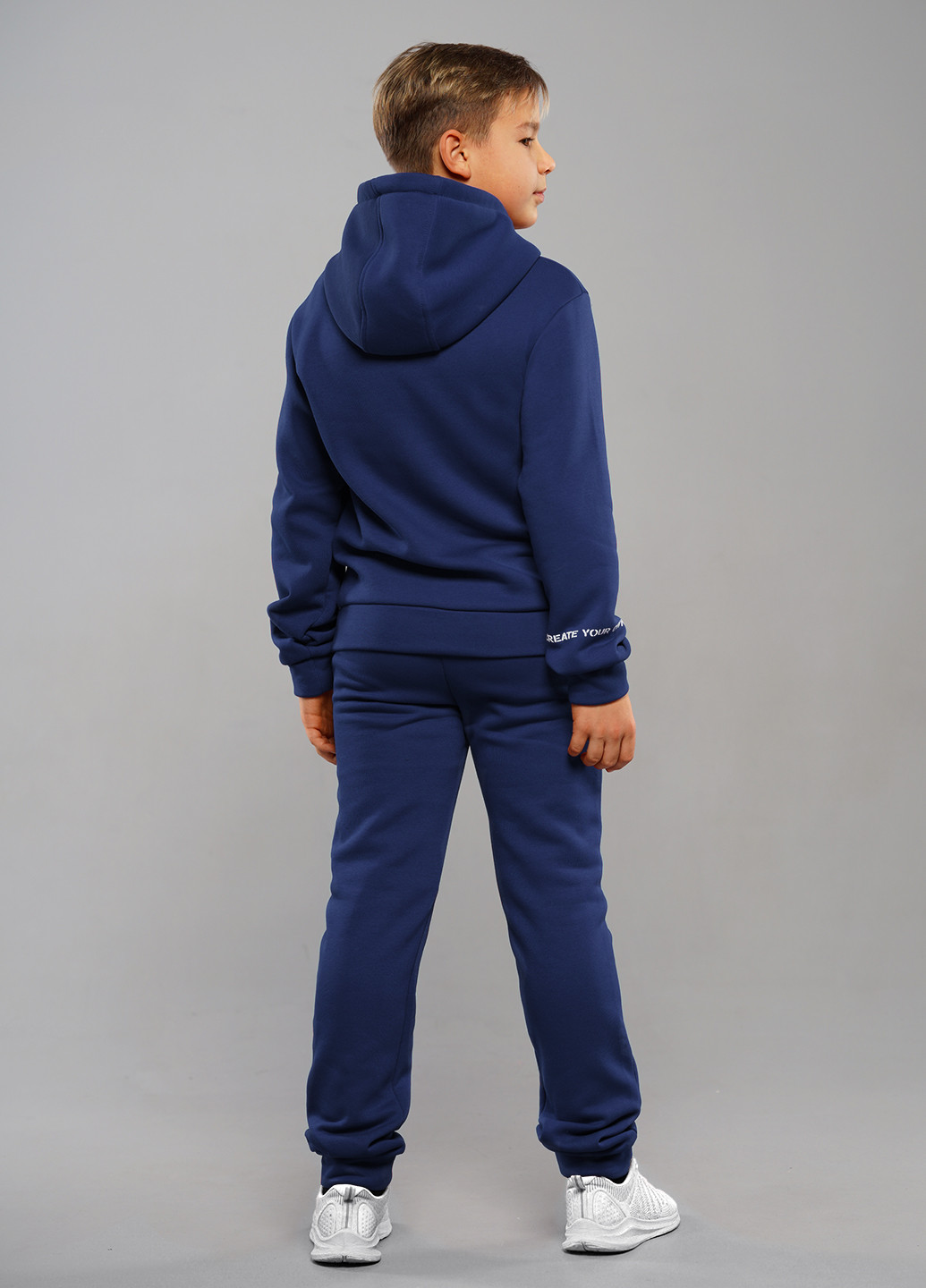 Индиго зимний зимний спортивный костюм на флисе брючный Tiaren Leo