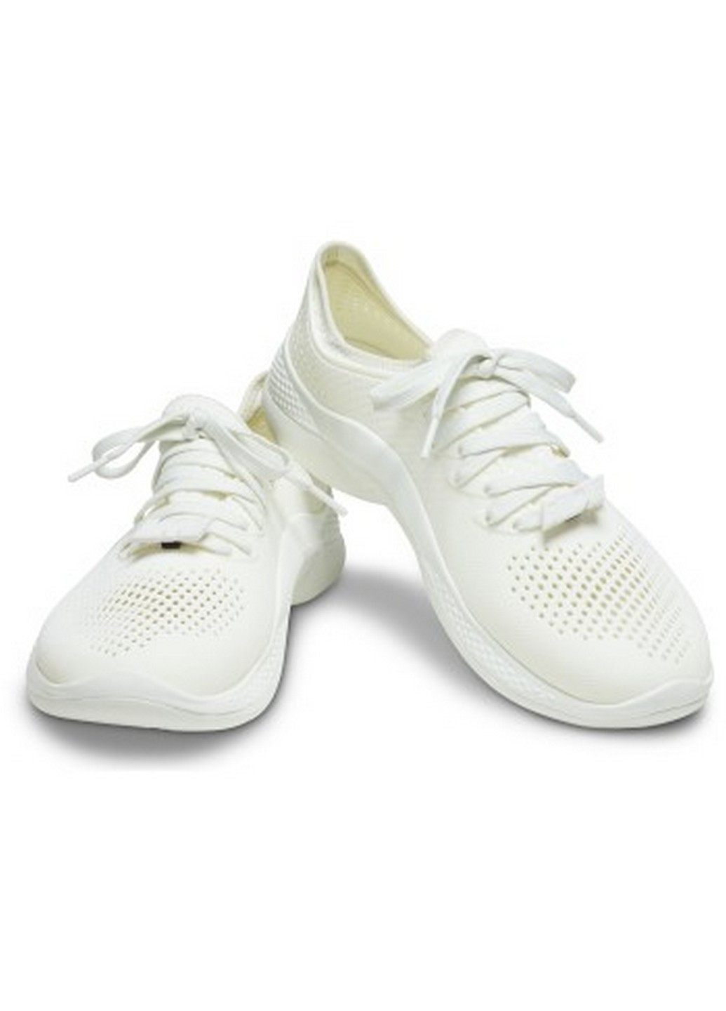 Білі всесезонні кросівки крокс Crocs LiteRide 360 Pacer Almost White