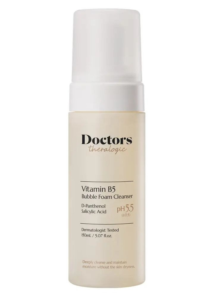 Пенка-мусс для умывания с Д-пантенолом Vitamin B5 Bubble Foam Cleanser 150 ml Doctors (270368826)
