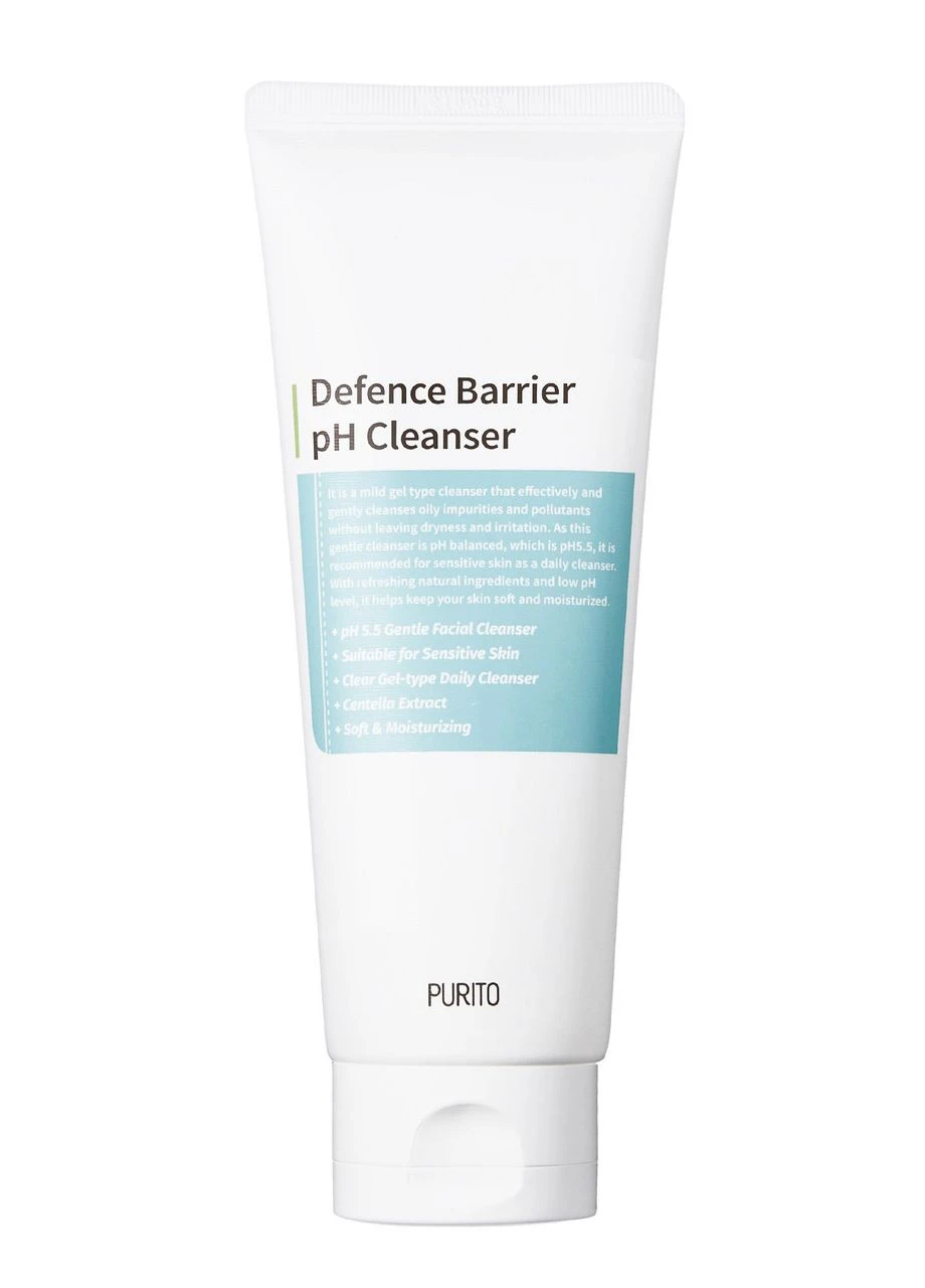 Слабокислотный гель для очищения кожи Defence Barrier Ph Cleanser 150 ml PURITO (270368780)