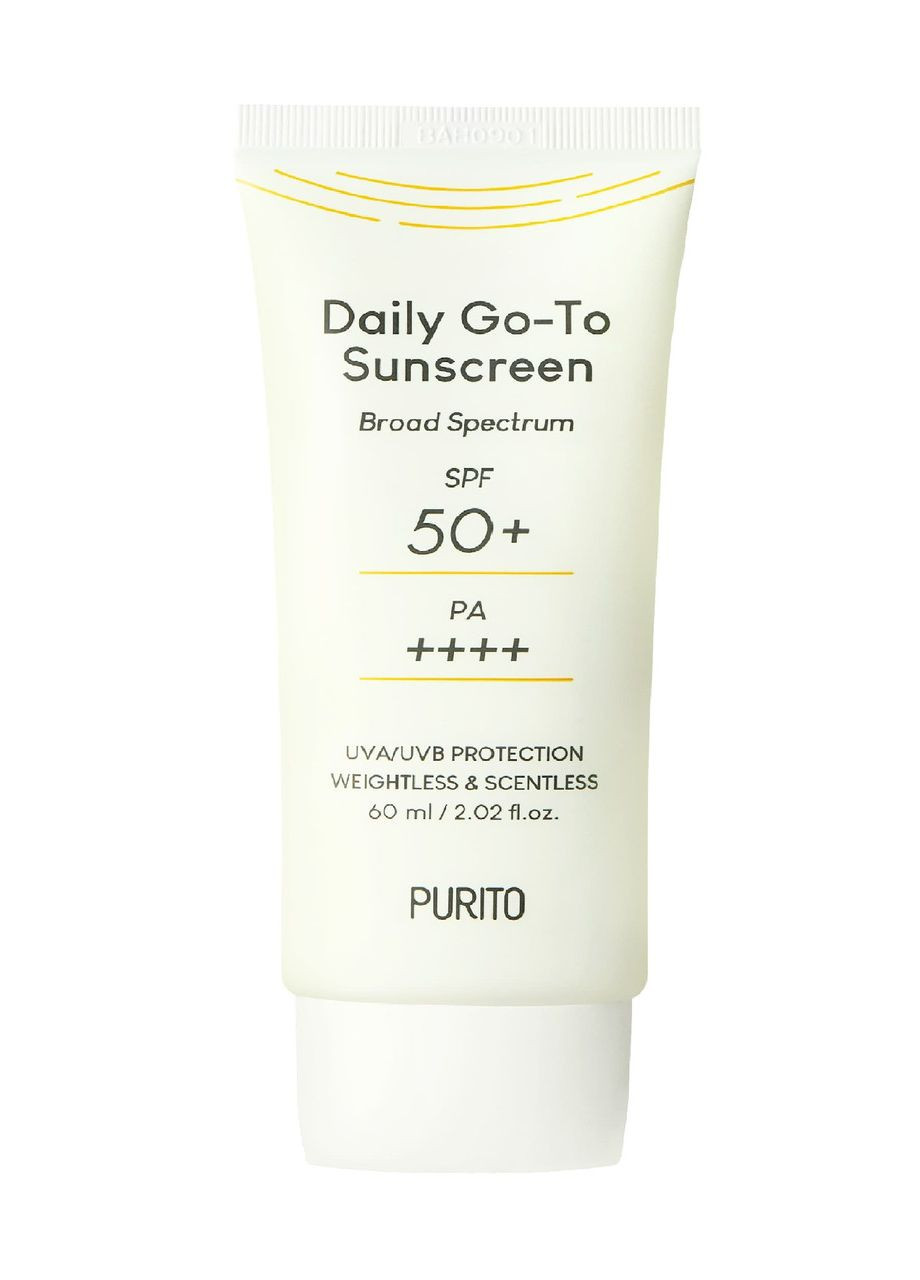 Сонцезахисний крем Daily Go-To Sunscreen SPF 50 PA++++ 60 ml PURITO (270368779)