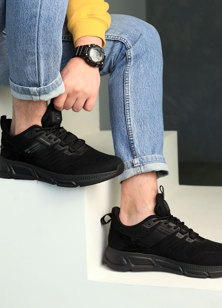 Чорні кросівки чоловічі Fashion