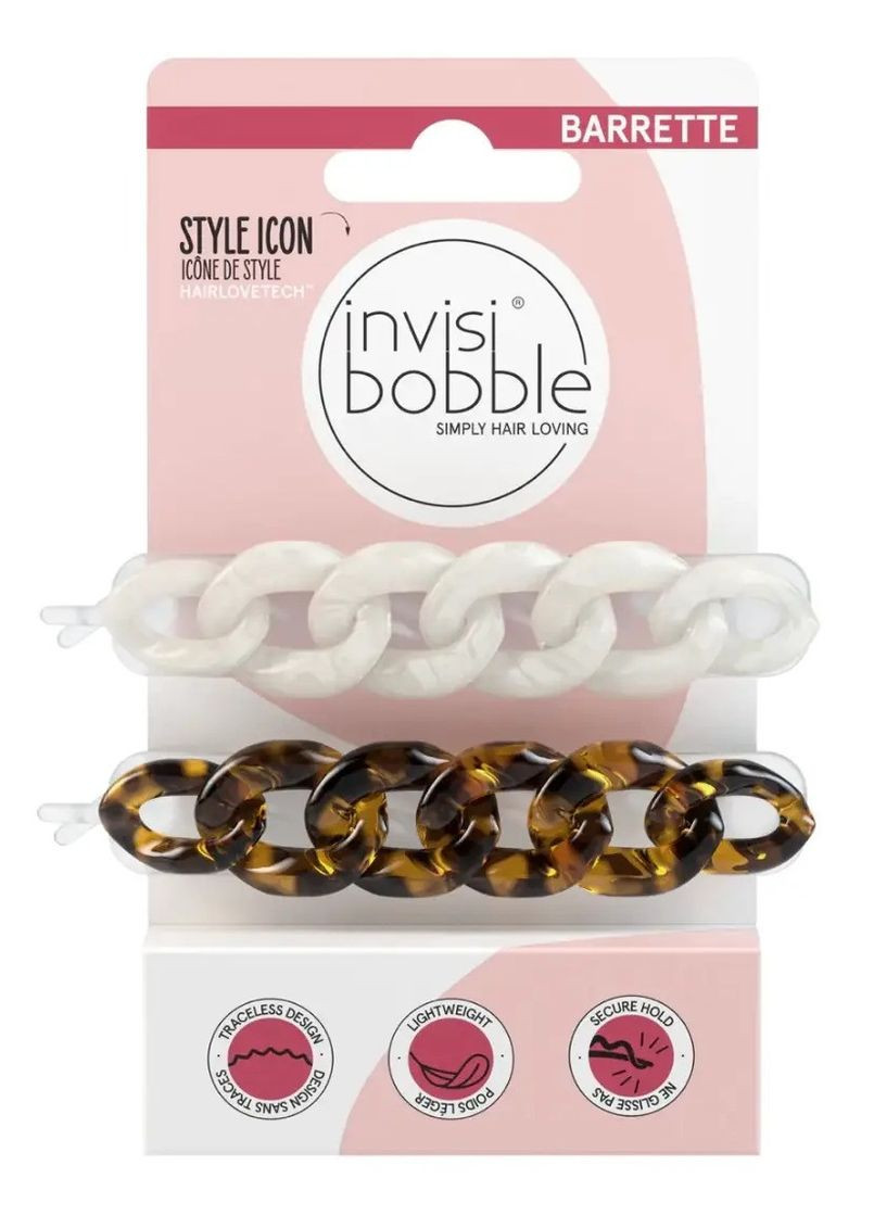 Заколка для волосся BARRETTE Too Glam to Give a Damn, 2шт Invisibobble (270368705)