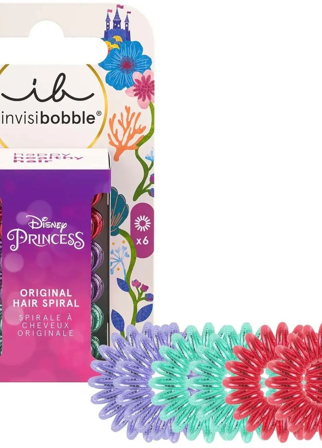 Резинка-браслет для волосся ORIGINAL KIDS Disney Ariel, 6шт Invisibobble (270368689)