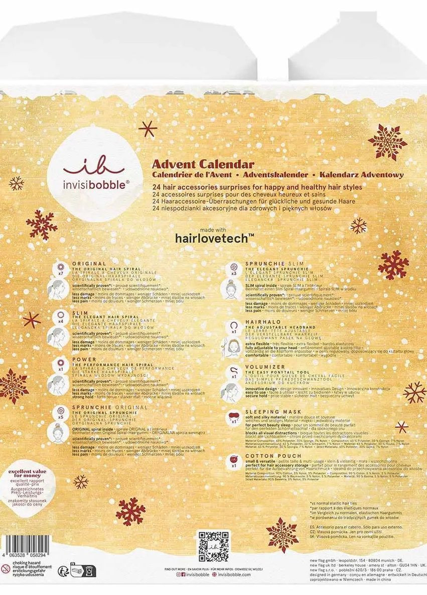 Адвент-календарь Coming Home for Christmas Invisibobble (270368696)