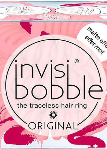 Резинка-браслет для волосся «матова рожева» Original Matte Me Myselfie and I, 3шт Invisibobble (270368692)