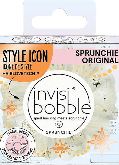 Резинка-браслет для волос SPRUNCHIE Time To Shine Sparkle is Real Invisibobble (270368738)