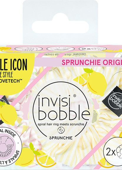 Набор резинок-браслетов для волос Sprunchie Duo Fruit Simply The Zest, 2шт Invisibobble (270368715)