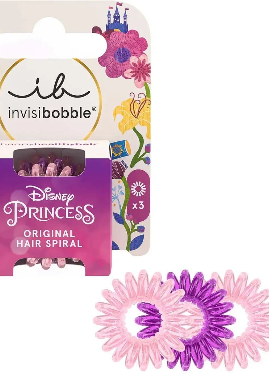 Резинка-браслет для волос KIDS Disney Rapunzel, 3шт Invisibobble (270368708)