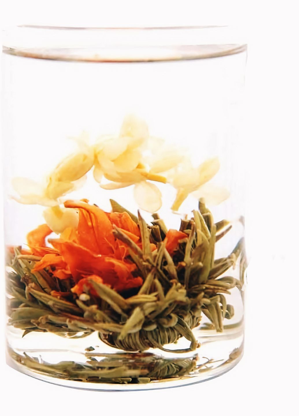 Чай № 226 Цветущий связанный зеленый чай "Корзина с лилиями" 8 г No Brand (270605219)