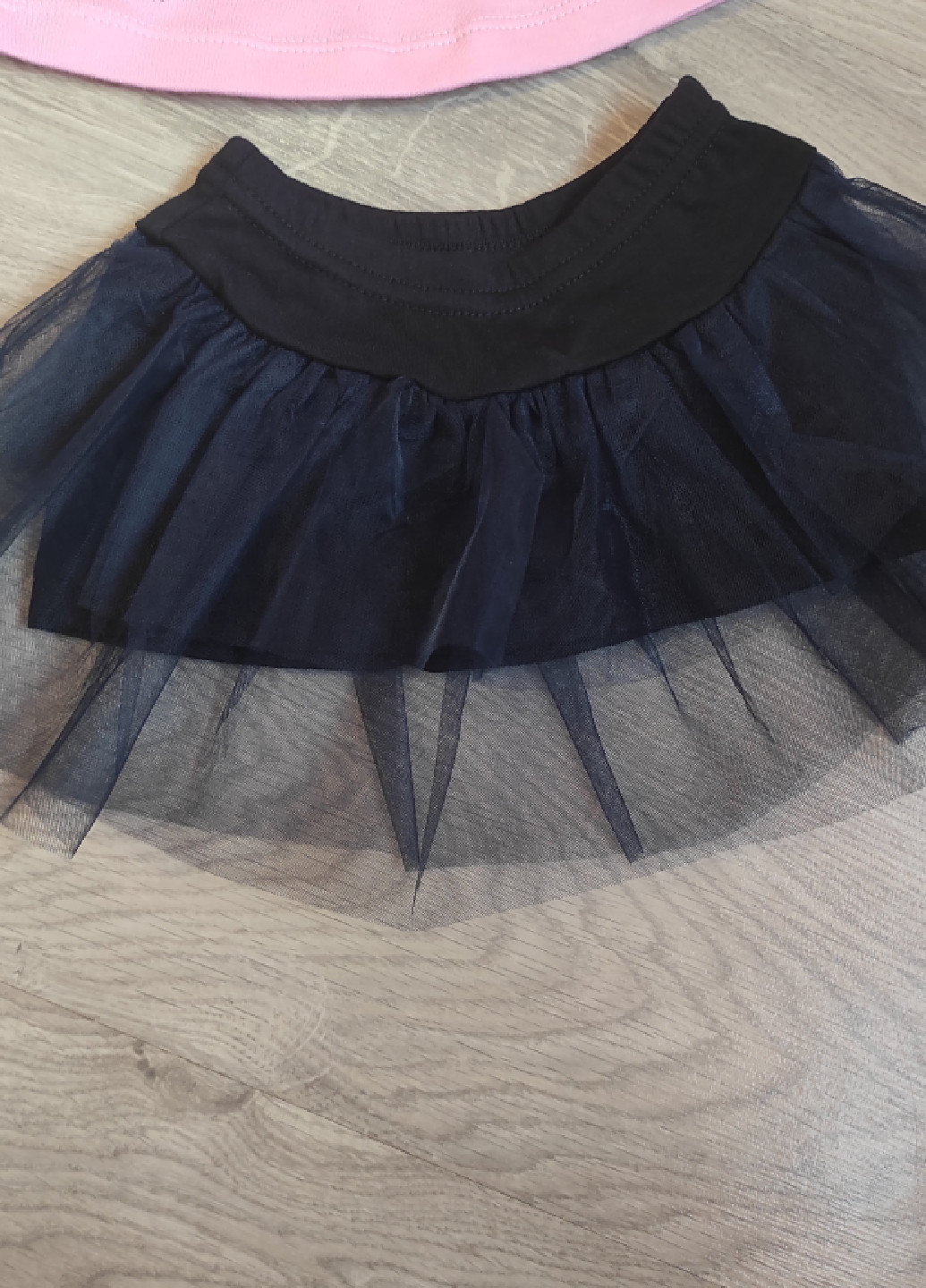 Комбинированный демисезонный костюм для девочек балерина, юбка с фатином No Brand