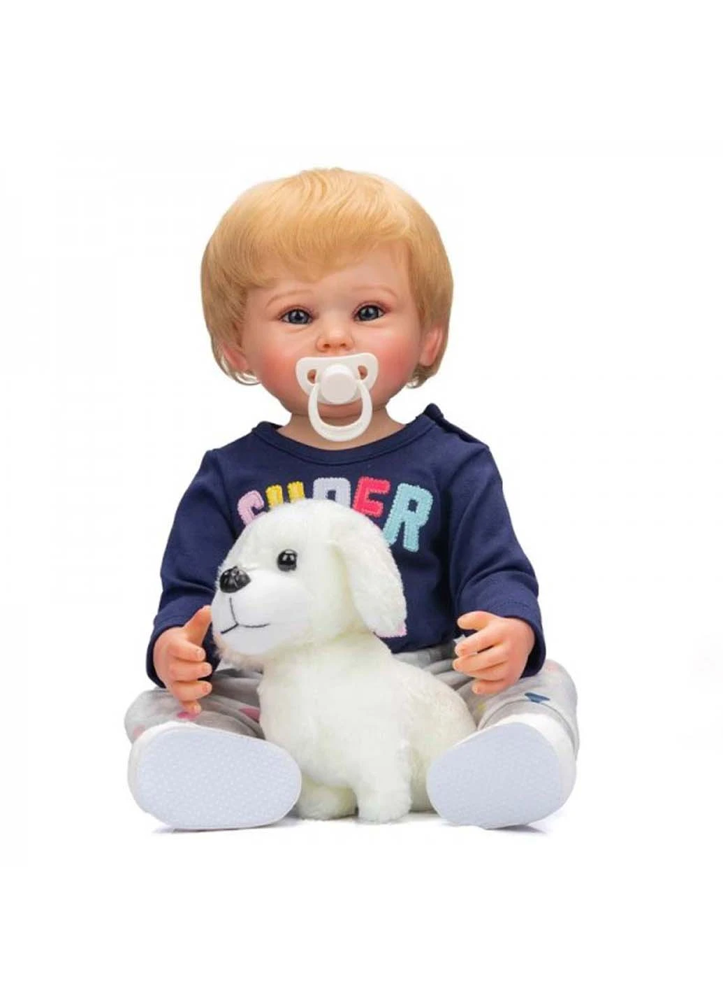 Силиконовая коллекционная кукла реборн Эрик Виниловая Кукла 57 см Reborn Doll (270829979)