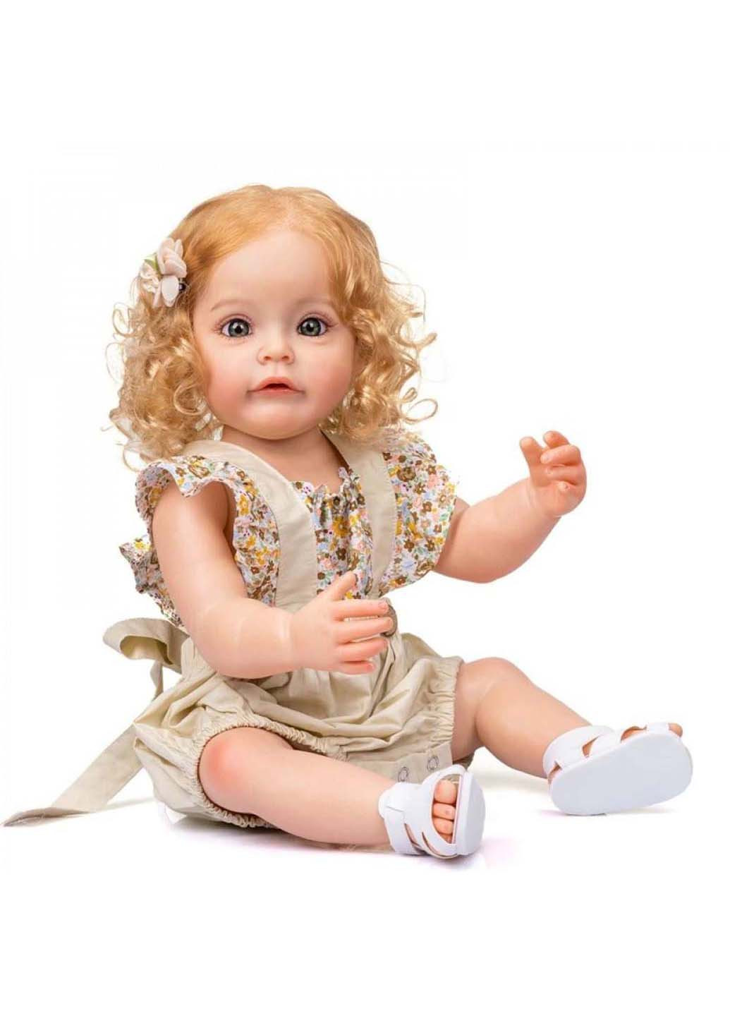 Силіконова колекційна лялька Роксі Вінілова 55 см Reborn Doll (270829988)