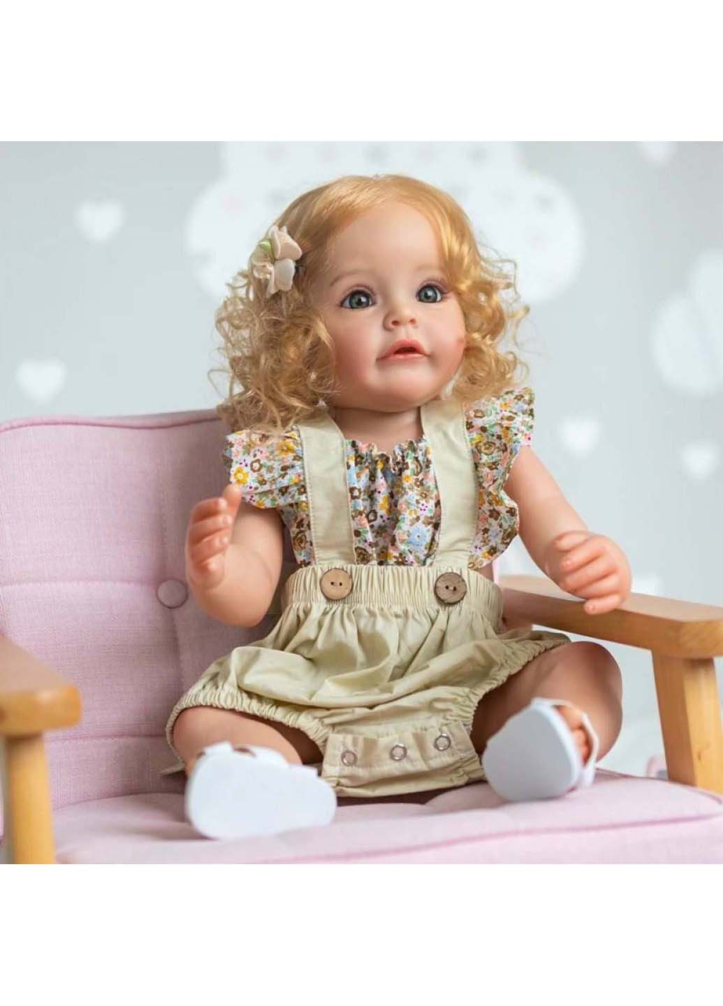 Силіконова колекційна лялька Роксі Вінілова 55 см Reborn Doll (270829988)