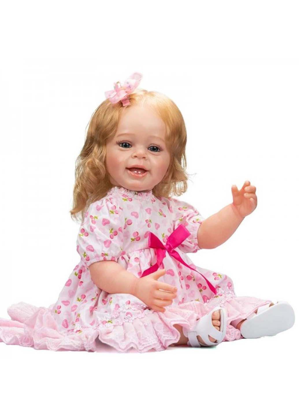 Силиконовая коллекционная кукла Девочка Ева Виниловая 55 См Reborn Doll (270829985)