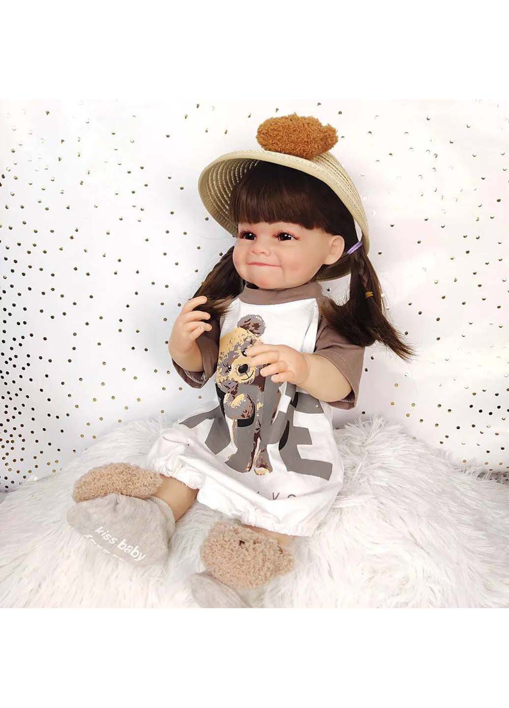 Силиконовая коллекционная кукла Reborn Даша Полностью Анатомическая 55 см Reborn Doll (270829982)