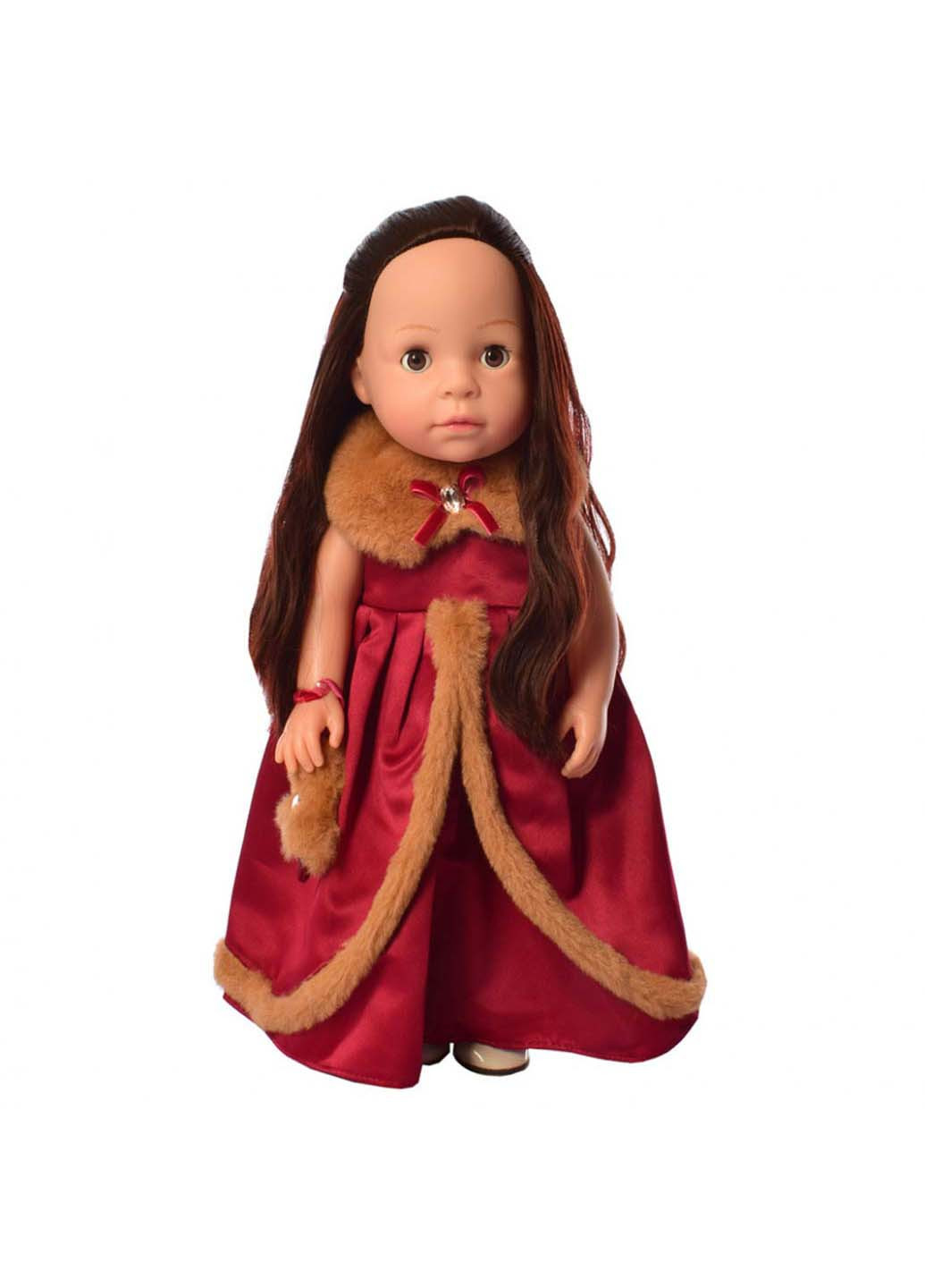 Лялька Брюнетка в червоному 38см Limo Toy (270829899)