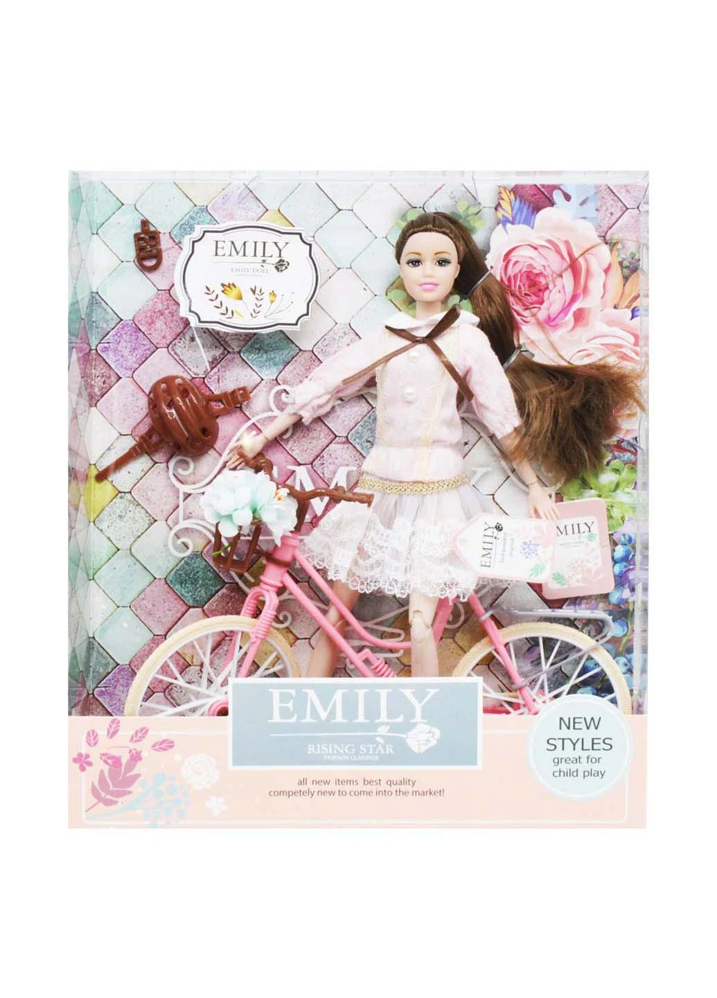 Лялька Emily з велосипедом MIC (270829629)