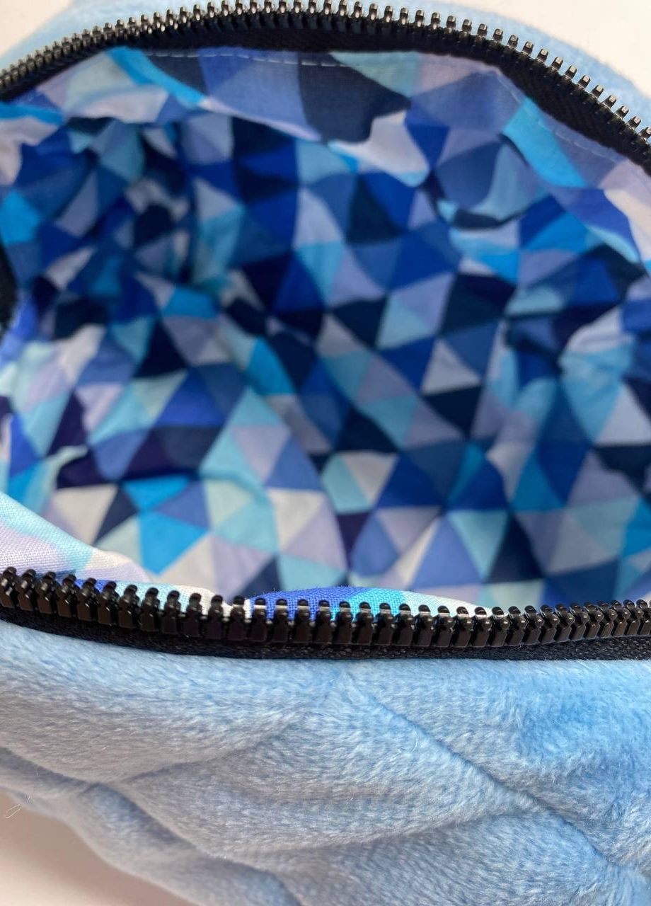 Плюшевая косметичка голубая No Brand (270846044)