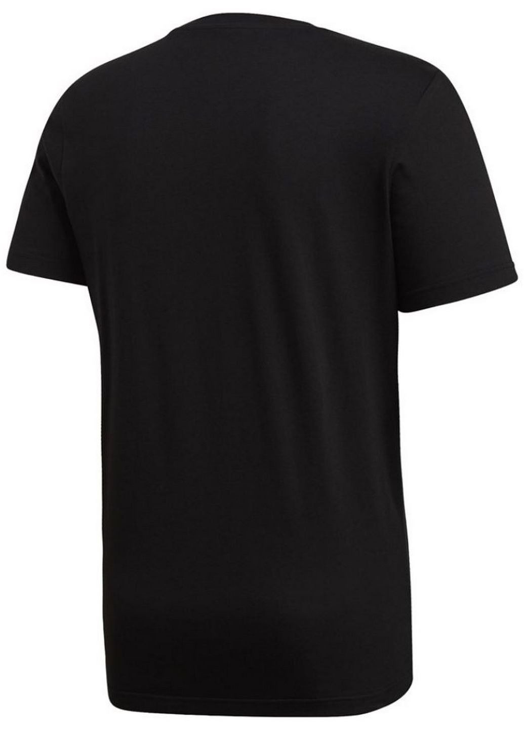 Чорна чоловіча футболка doodle bos fn1753 adidas