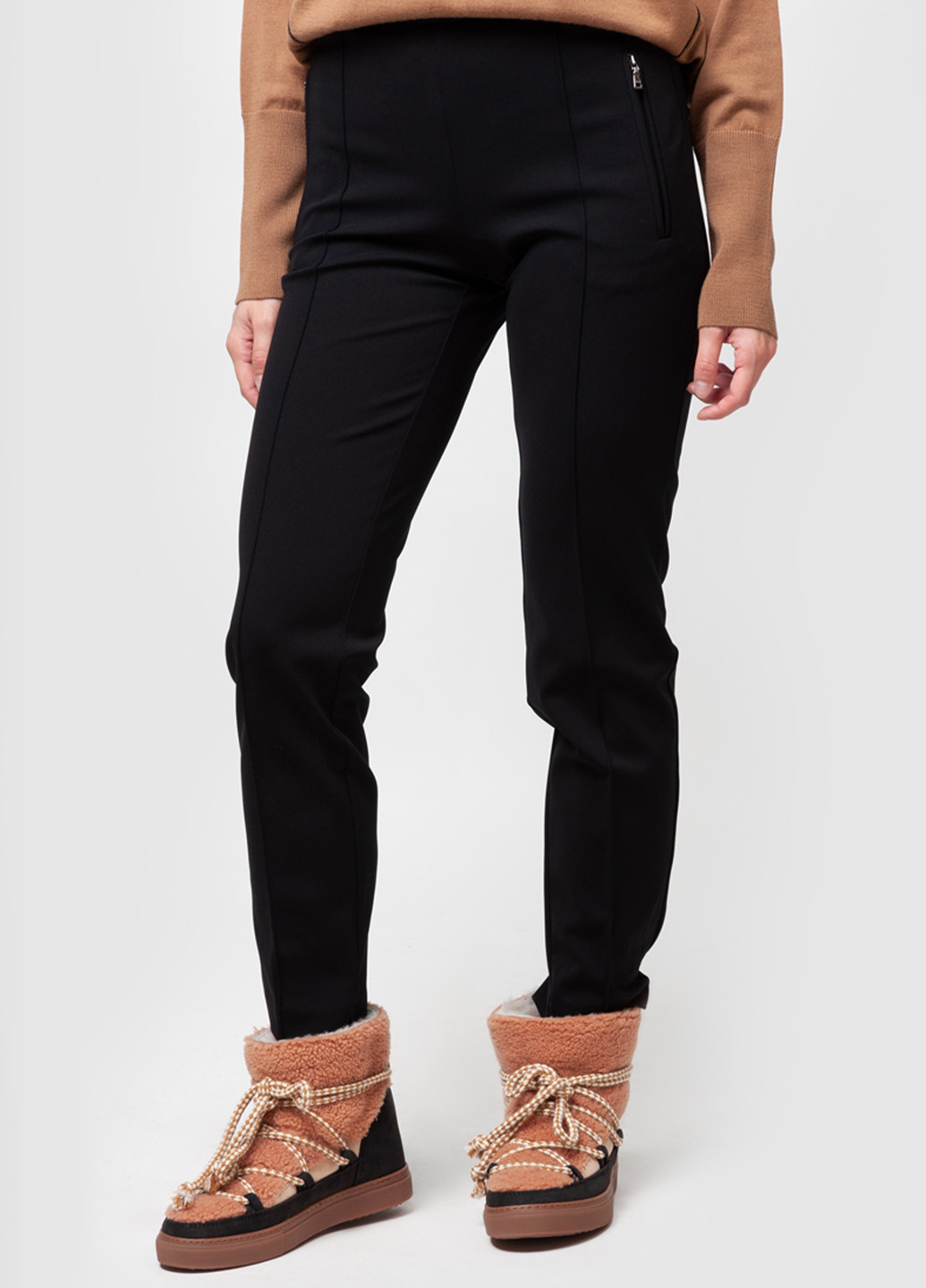 Черные кэжуал демисезонные брюки Seventy