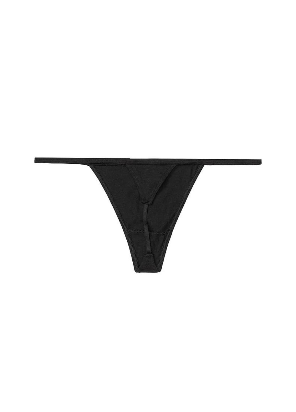Трусики танга хлопковые, мягкие и нежные к телу Victoria's Secret stretch cotton v-string panty (270828767)