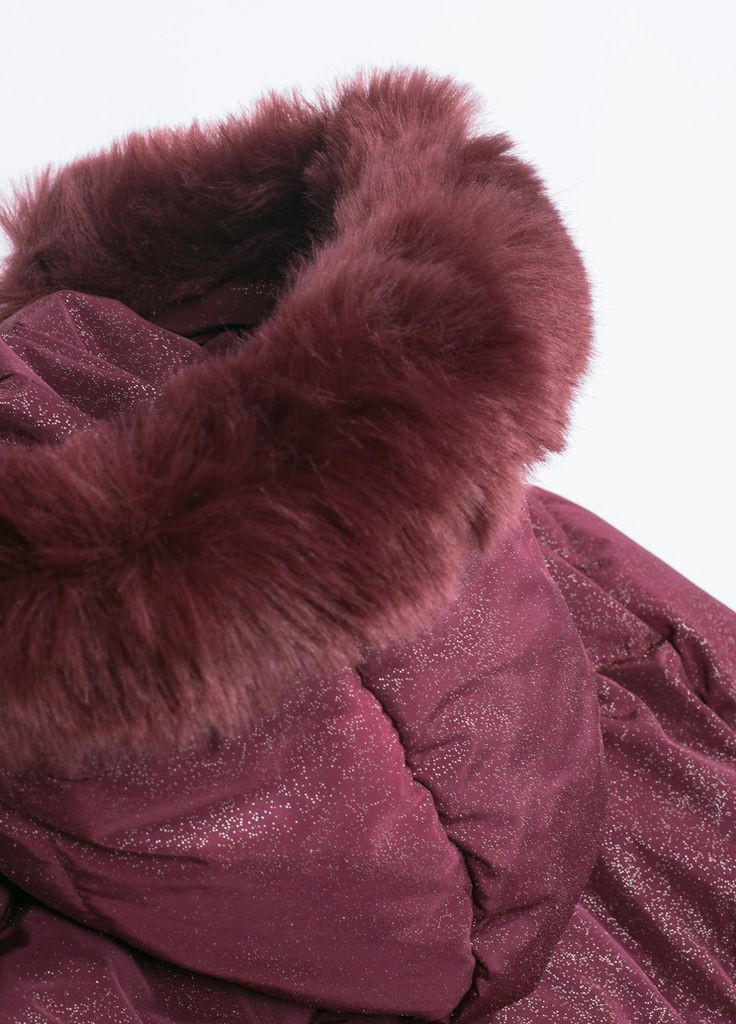 Бордовое зимнее Куртка однобортное Coccodrillo