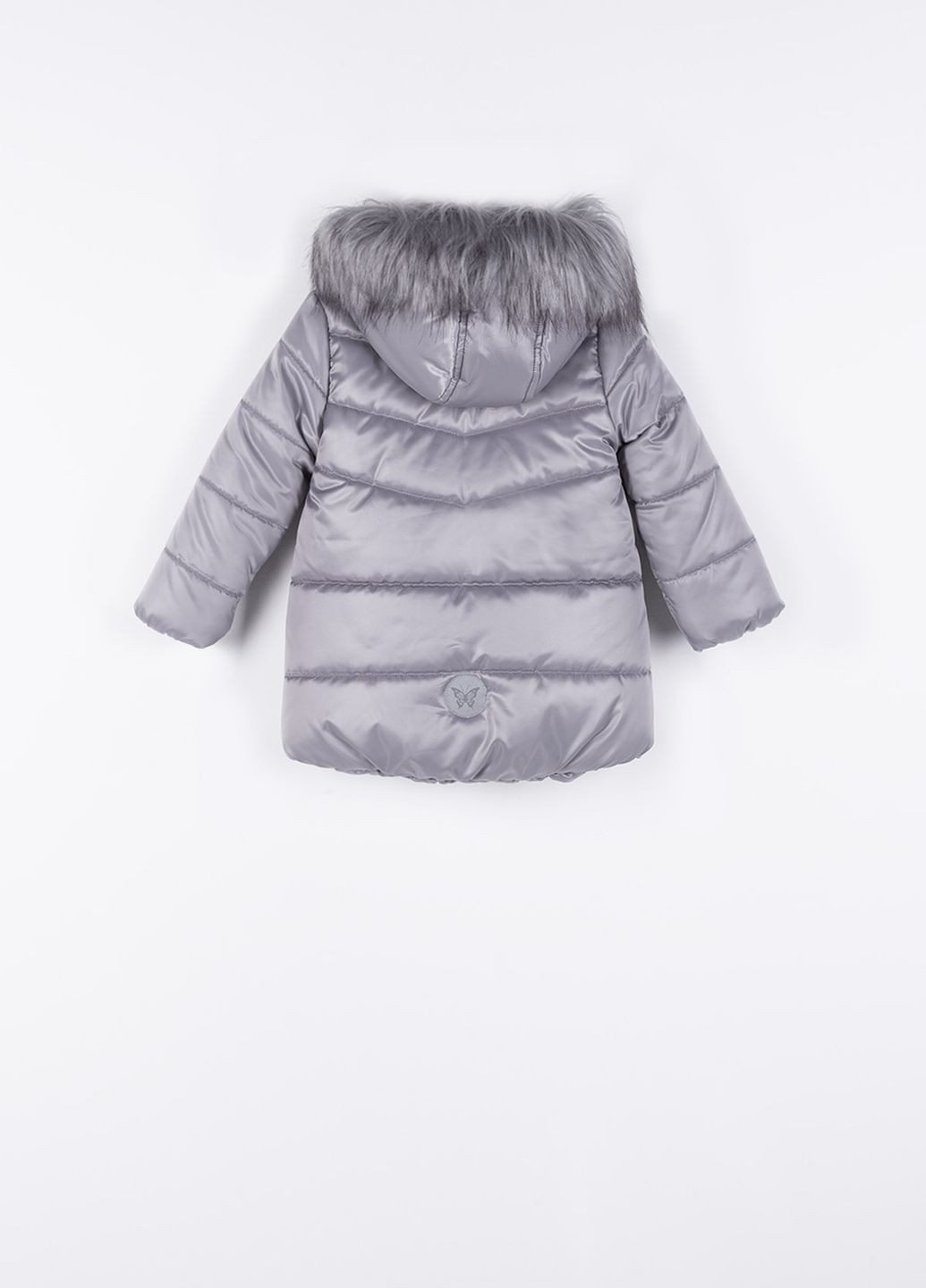 Серебряная зимняя куртка Coccodrillo