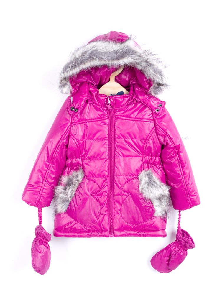 Розовая зимняя куртка Coccodrillo