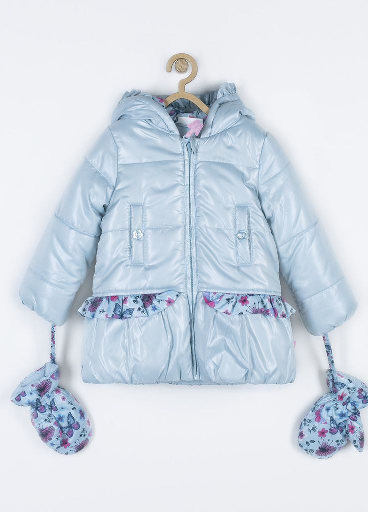 Светло-синяя зимняя куртка Coccodrillo