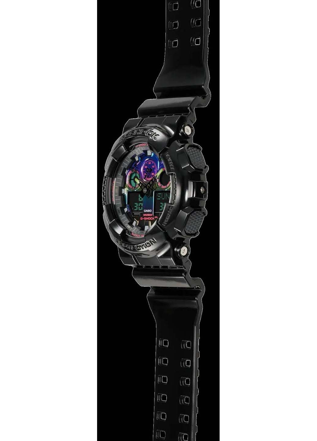 Часы G-SHOCK GA-100RGB-1AER Black Casio (270932015)