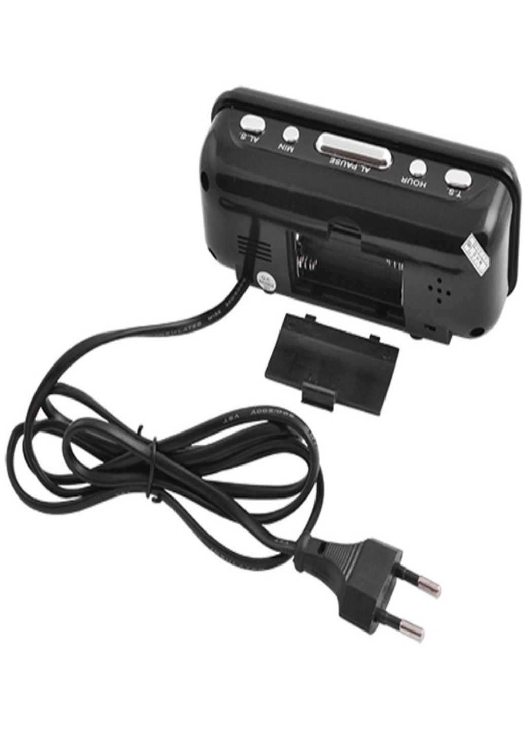 Настольные сетевые часы с зеленой подсветкой и будильником 220В -738 VST (270856134)