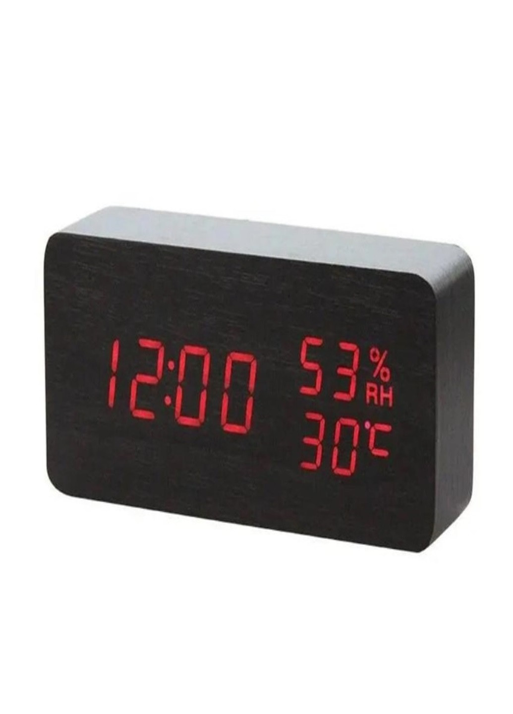 Электронные LED часы с краснной подсветкой с гигрометром и термометром -862S VST (270856145)