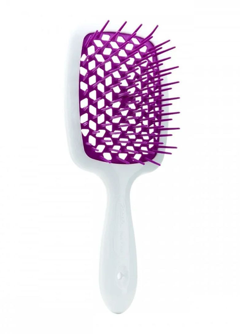 Расческа для волос Superbrush small Белый с фиолетовым Janeke (270937335)